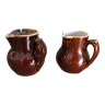 2 Pots bistrot anciens, 20 & 25 cl