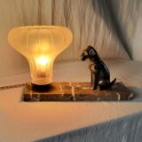 Art deco night light lamp