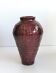 Glazed terracotta vase Art Deco signed WW
