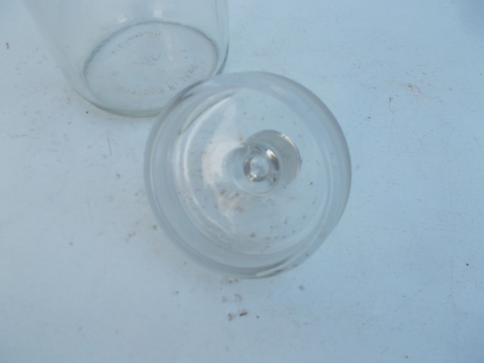 Pot d'apothicaire en verre