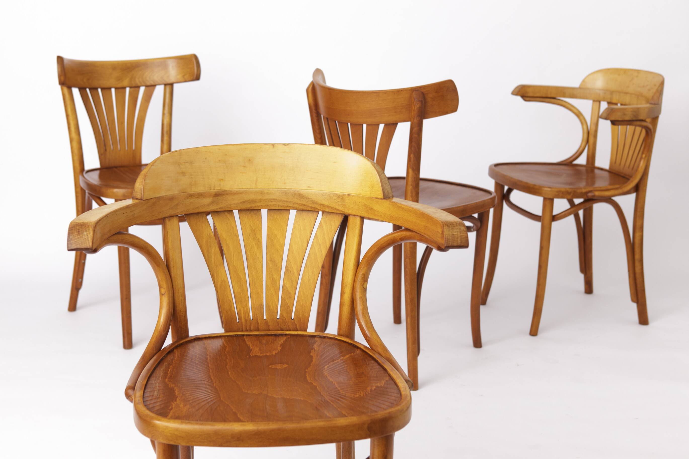 Vintage Chairs by Radomsko ZMG, Poland, Bentwood, Beech, 1970s