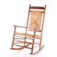 Straw rocking chair