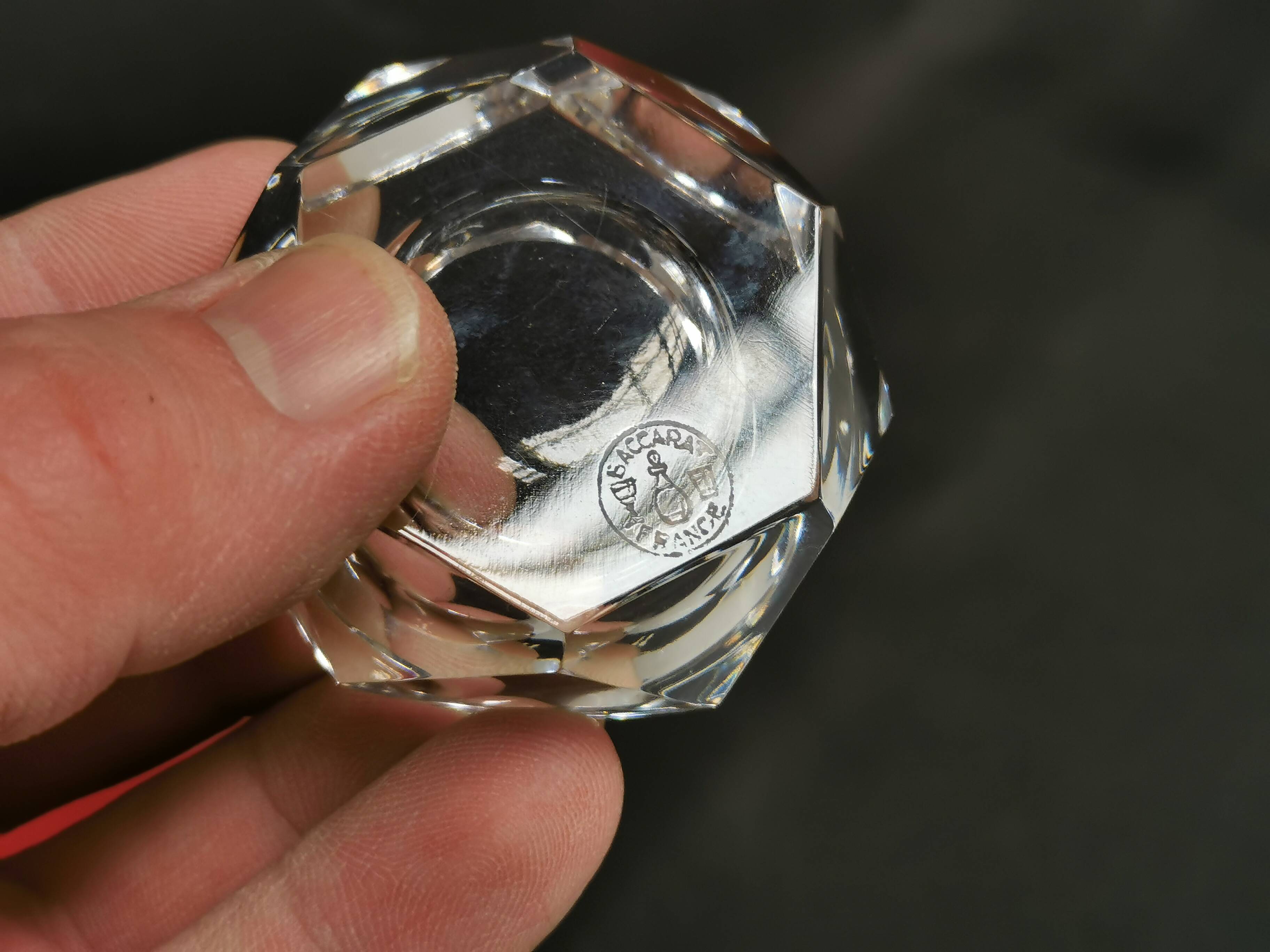 BACCARAT - Paire de Salerons en Cristal