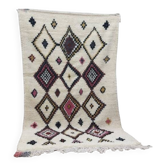 Azilal Berber rug in handmade wool 240 X 145 CM