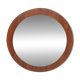 Miroir mural vintage noyer, minimaliste des années 60