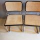 Suite de 4 chaises Breuer B32