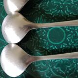 Set of W.Wright silver plate Belco spoons