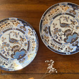 Peacock pattern porcelain plates