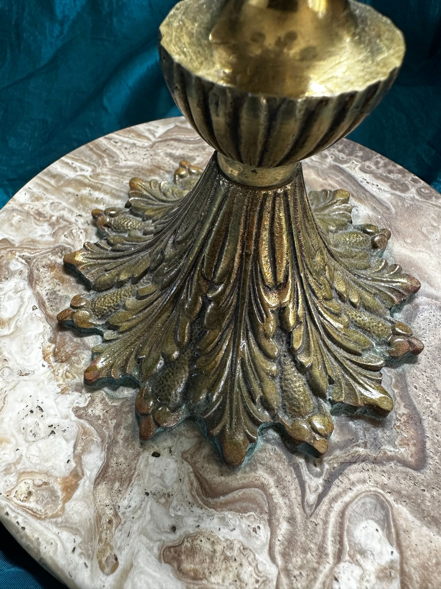 Superb rococo candelabrum. Louis XV, 5 lights. Electrified.