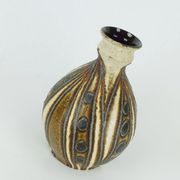 Vase mid century bay keramik model fat lava circle and wave pattern 1970s