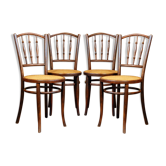 4 chaises bistrot viennoises Fischel début XXe