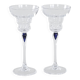 Pair of glass tumblers, Danish design, 1970s, manufactured in Denmark