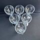 5 hollow foot champagne glasses – bayel cristallerie royale de champagne