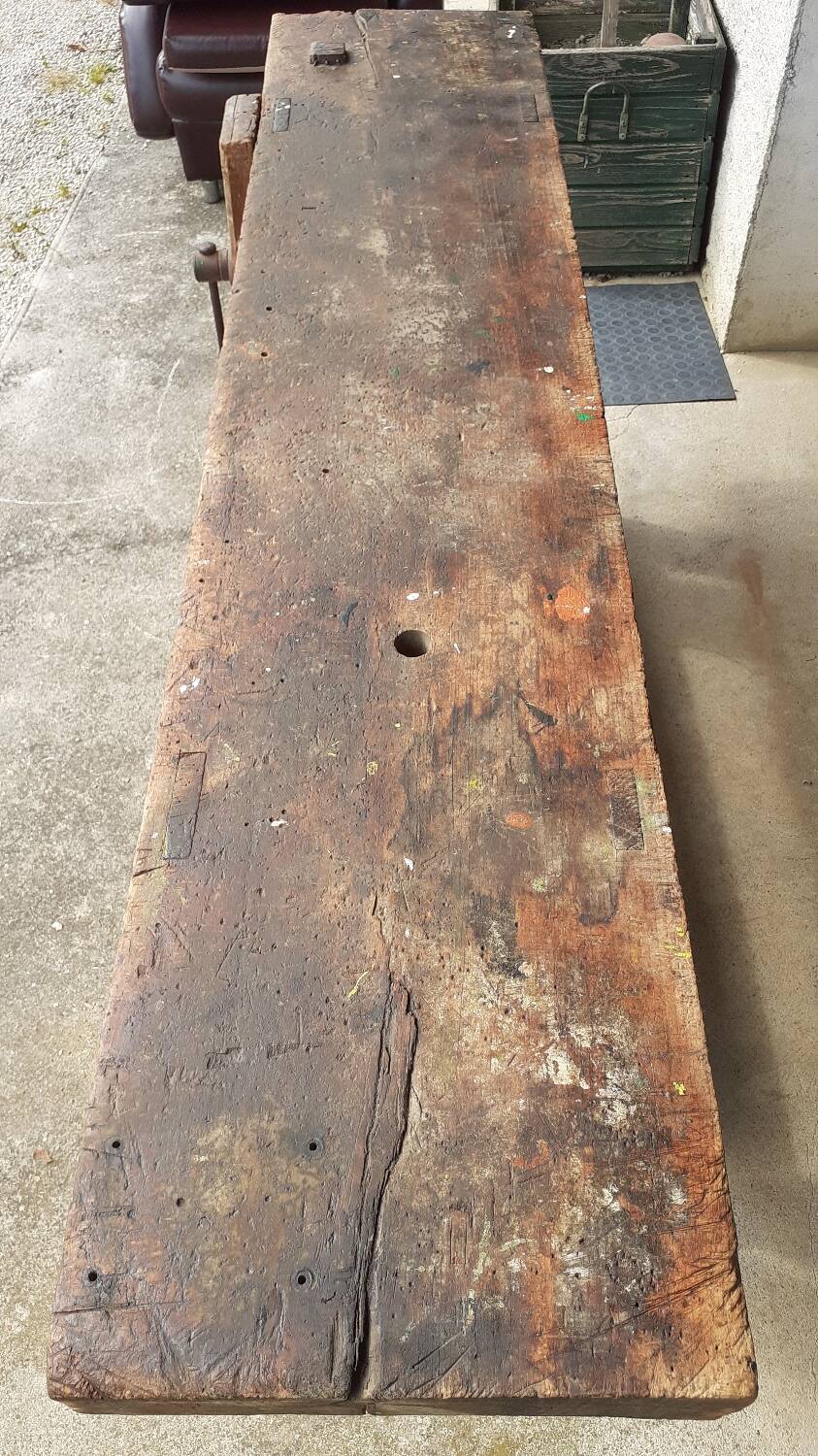 Établi menuisier en bois