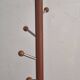 Wood and steel coat rack