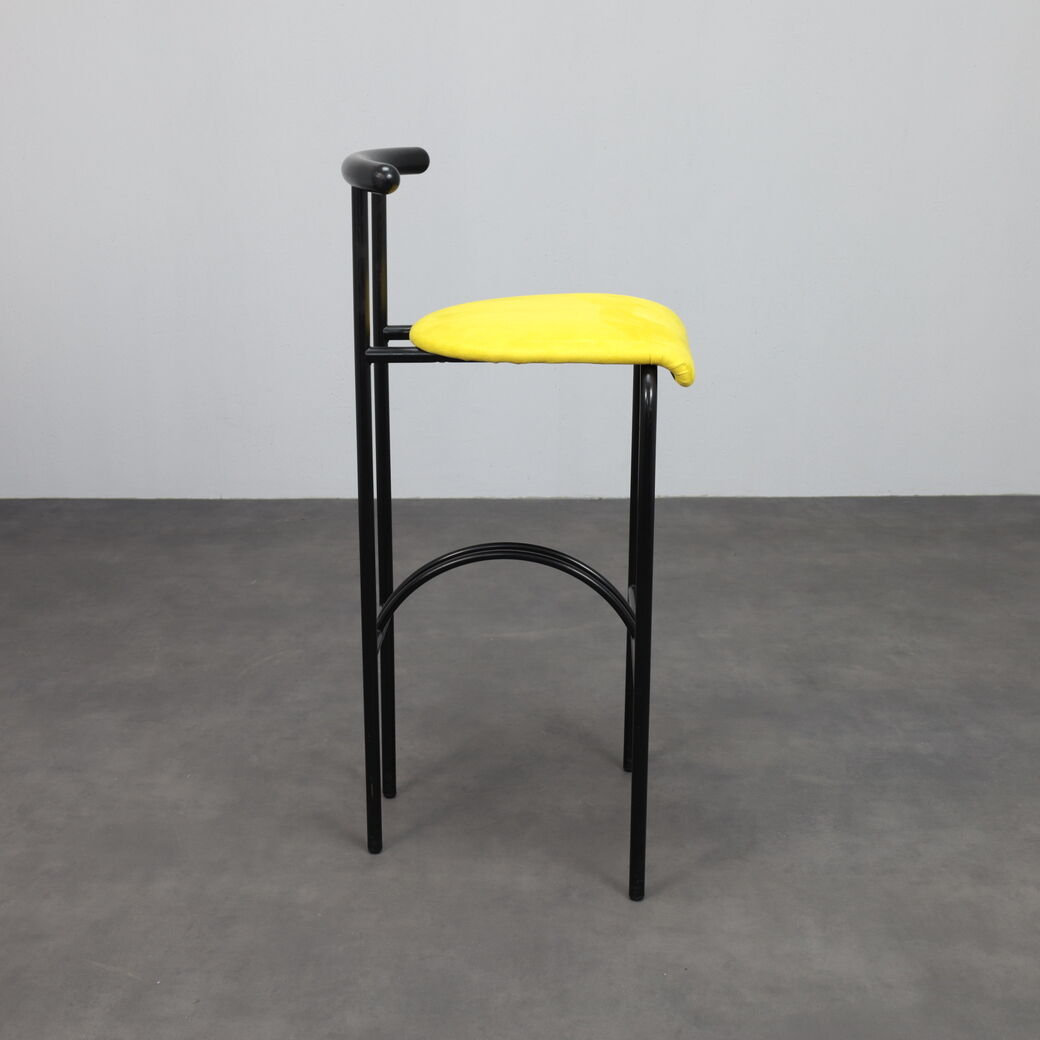 4 tabourets de bar postmodernes, Italie, années 1980