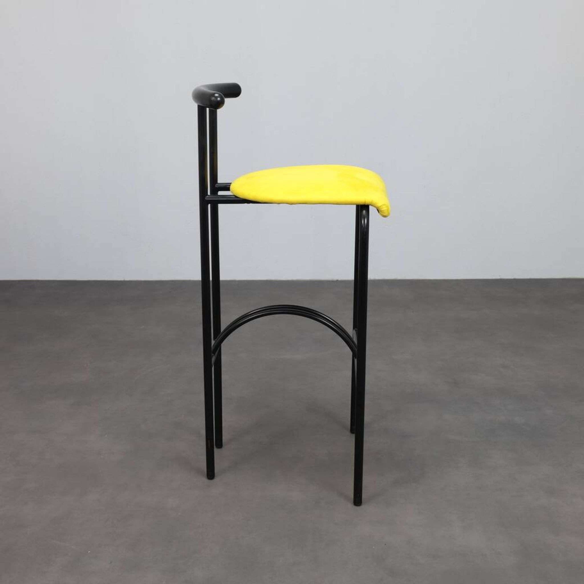 Set of 4 postmodern barstools, Italy, 1980s