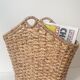 Vintage wicker magazine holder