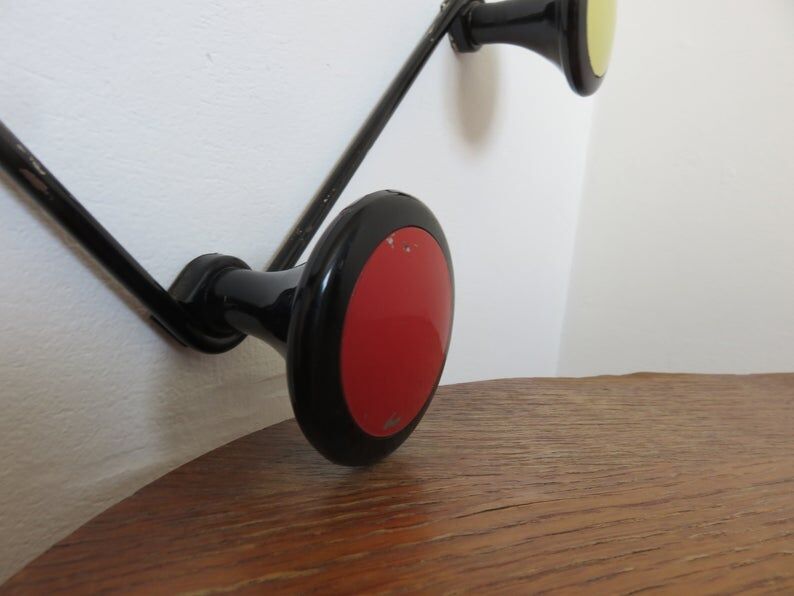 Bakelite coat holder 3 color patères 50 60