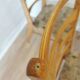 Lot de 6 chaises de salle à manger vintage en bois : style bistrot du milieu des années 1970