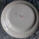 Hand-painted plate decorated with saint clement rooster signed
