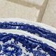 Lunéville blue English dinner plates