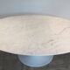 Calacatta marble coffee table by Eero Saarinen for Knoll, 70's.