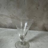 A lot of crystal glasses