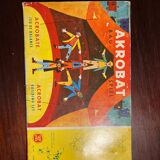 Old vintage akrobat skill game