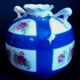 Porcelain ball vase floral decoration Austria