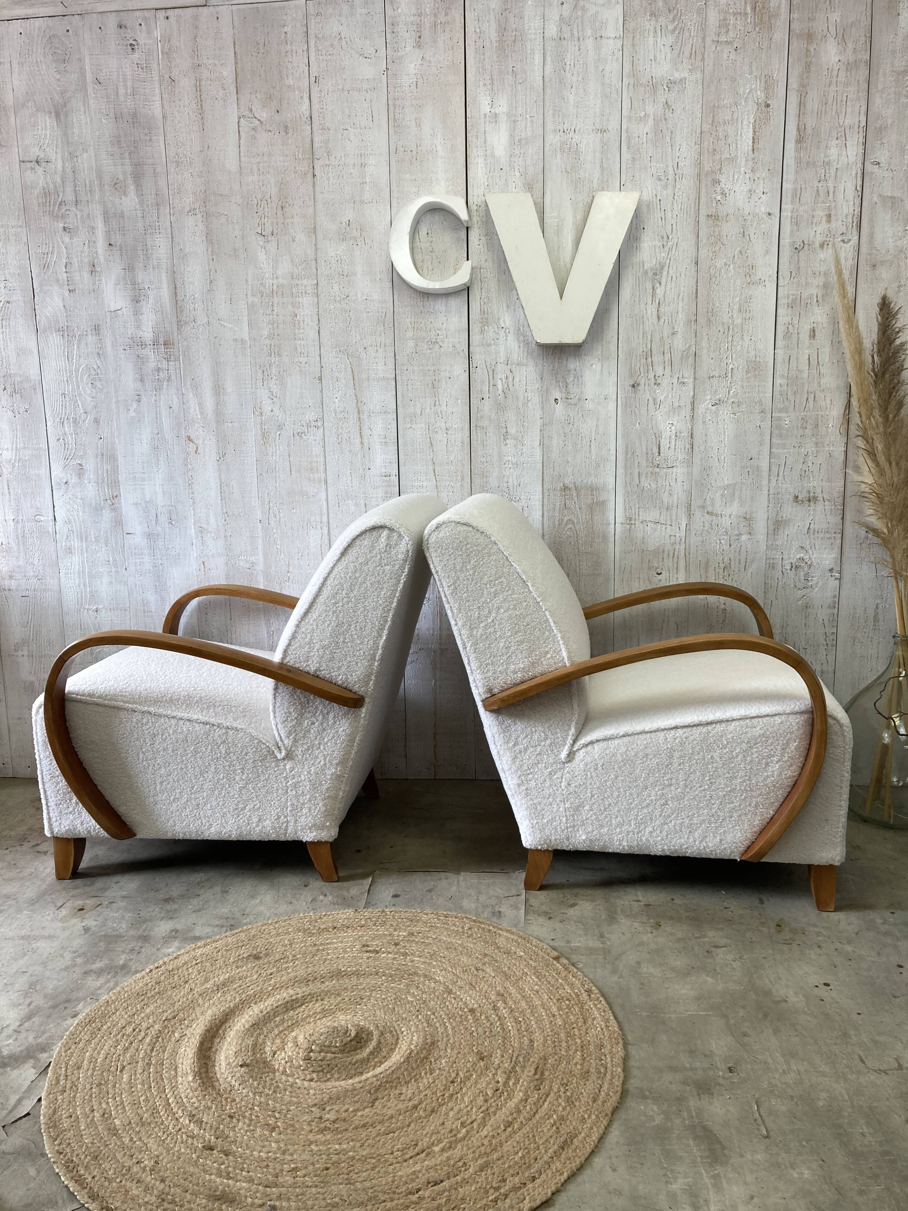 Pair of vintage armchairs
