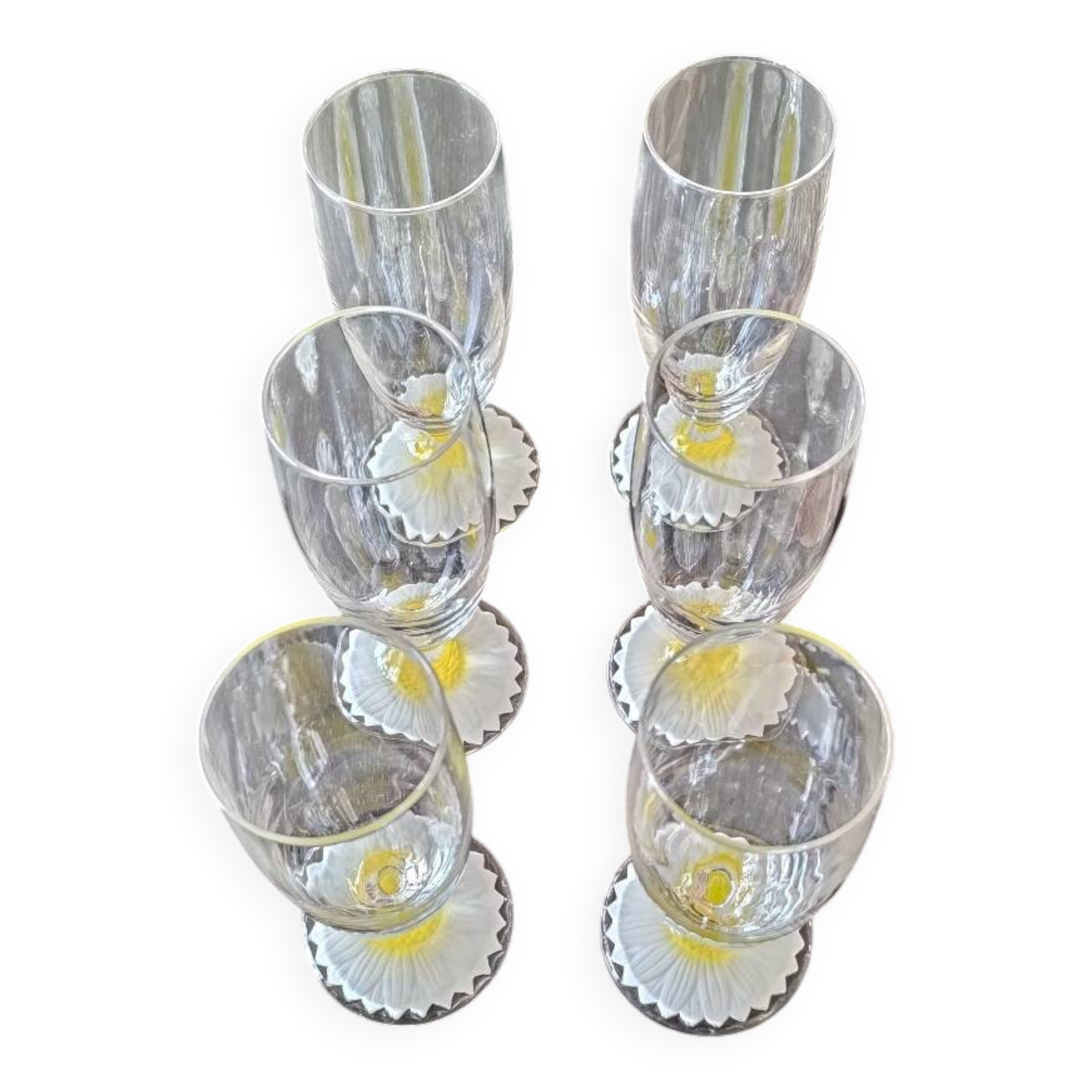Daisy glass glasses