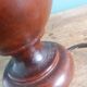 Pied de lampe en bois tourné