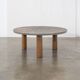Brutalist slate coffee table, c.1970