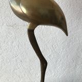 Brass wading bird
