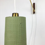 Danish brass and teak wall light, Denmark, 1960s