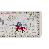 Hand-knotted rug, vintage Turkish rug 50x186 cm