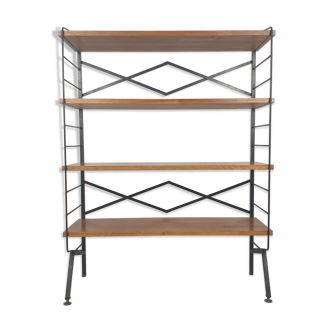 Italian Free Standing Shelving Unit, 1950's