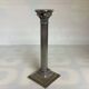 Silver metal column candlestick Italy