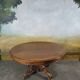 19th century walnut pedestal table with central leg