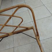 Vintage rattan bed 1 person