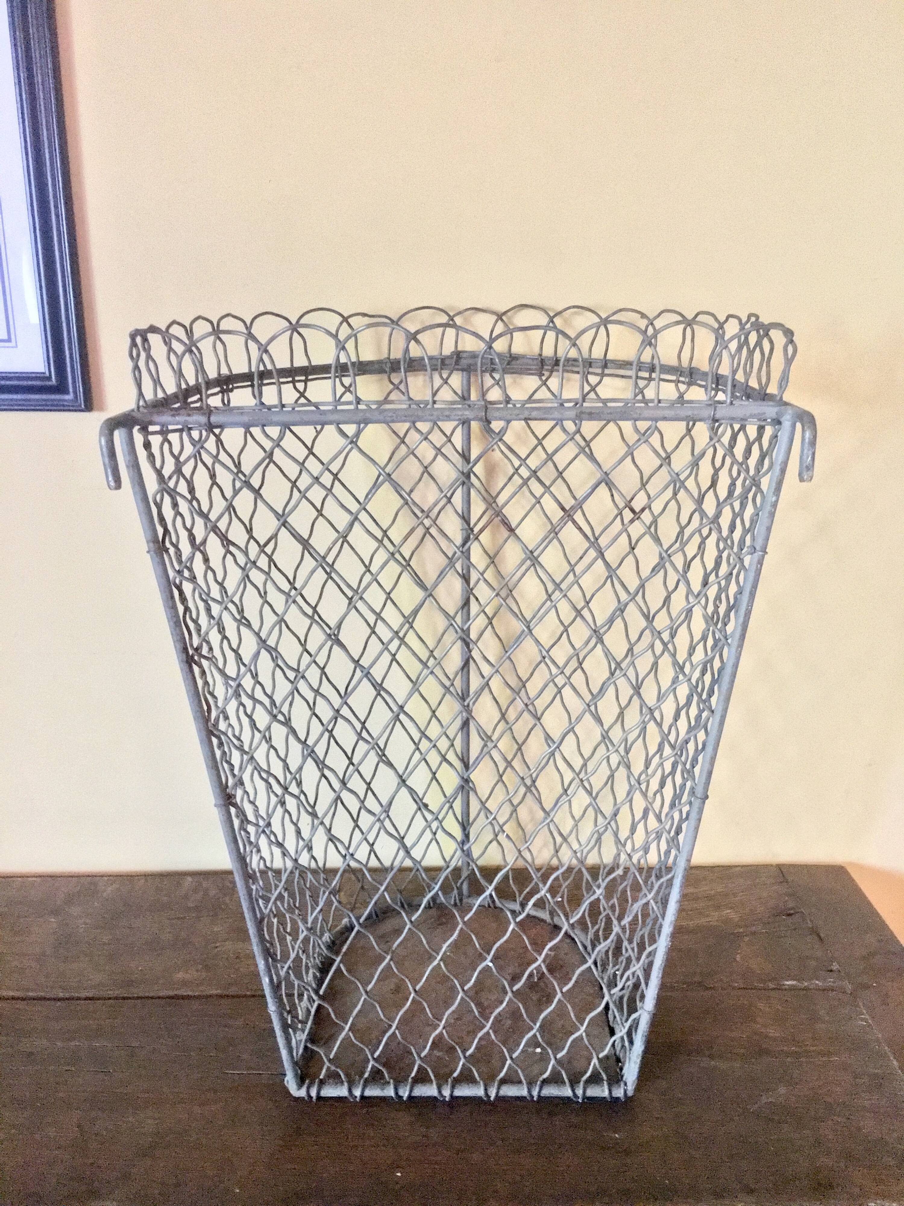 Former public garden garbage can circa 1950