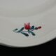 Large round earthenware dish by Digoin Sarreguemines model Yann