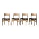 Set of 4  Mid-Century Scandinavian Oak Dining Chairs from Sax Møbelfabrik