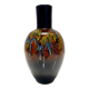 Multicolored Glazed Earthenware Vase by Roberto Rigon for Bertoncello, Ital