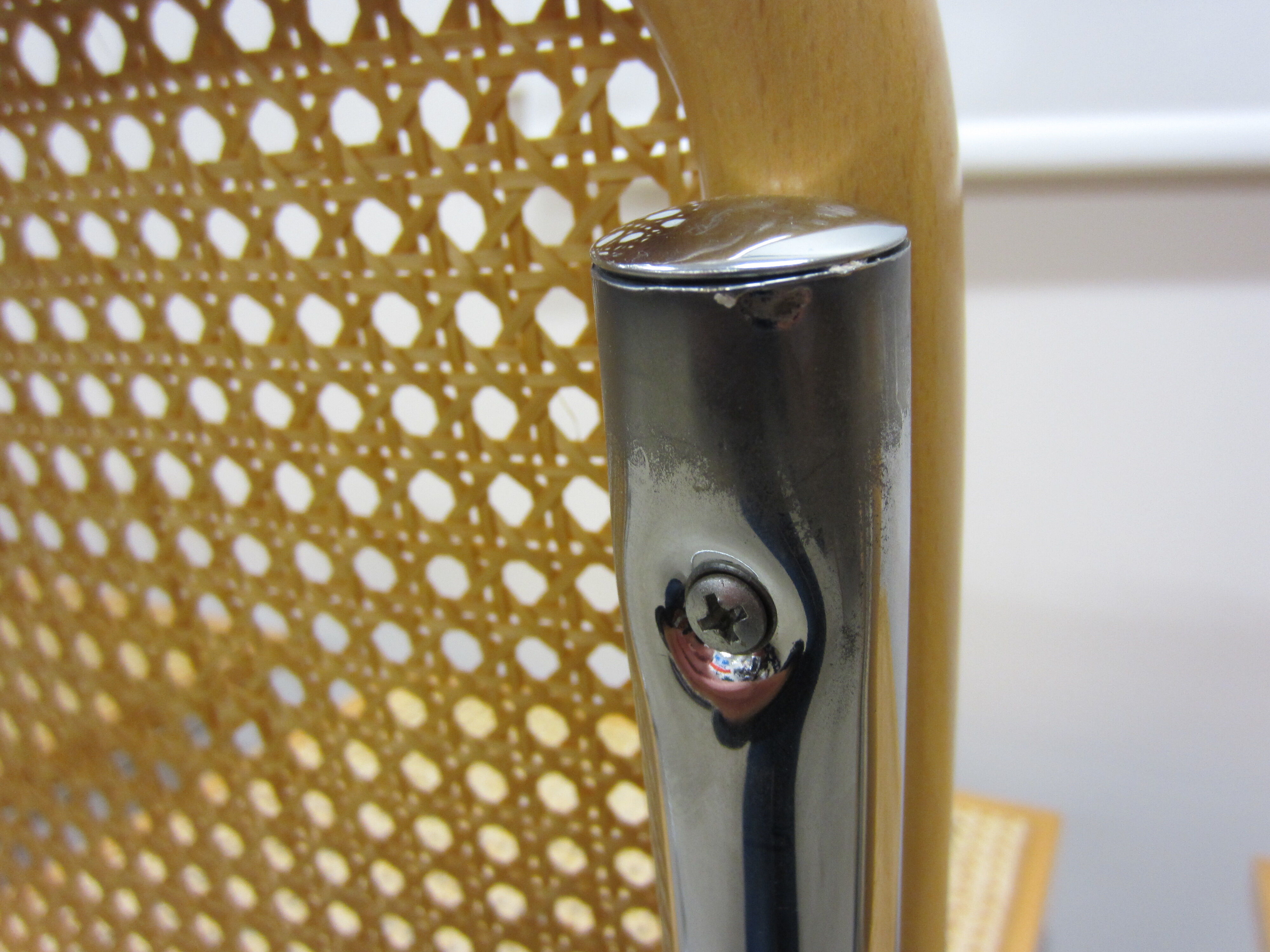 Series of 4 Cesca B32 chairs by Marcel Breuer