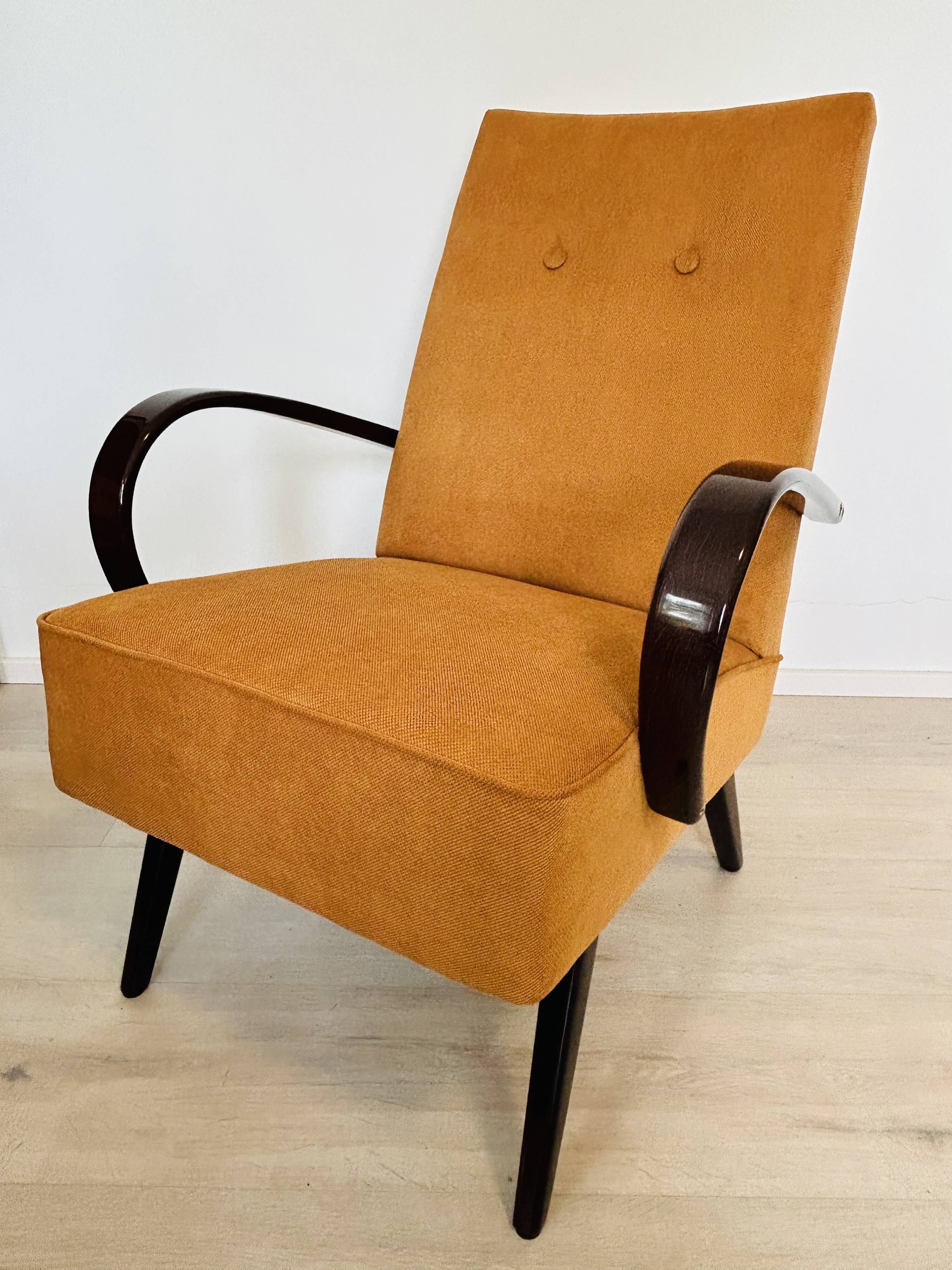 Vintage Armchair by Jaroslav Smidek for TON