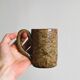 5 pyrite stoneware mugs