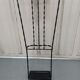 Iron cloakroom wall-mounted port multicolored balls mirror door umbrellas hats circa 50