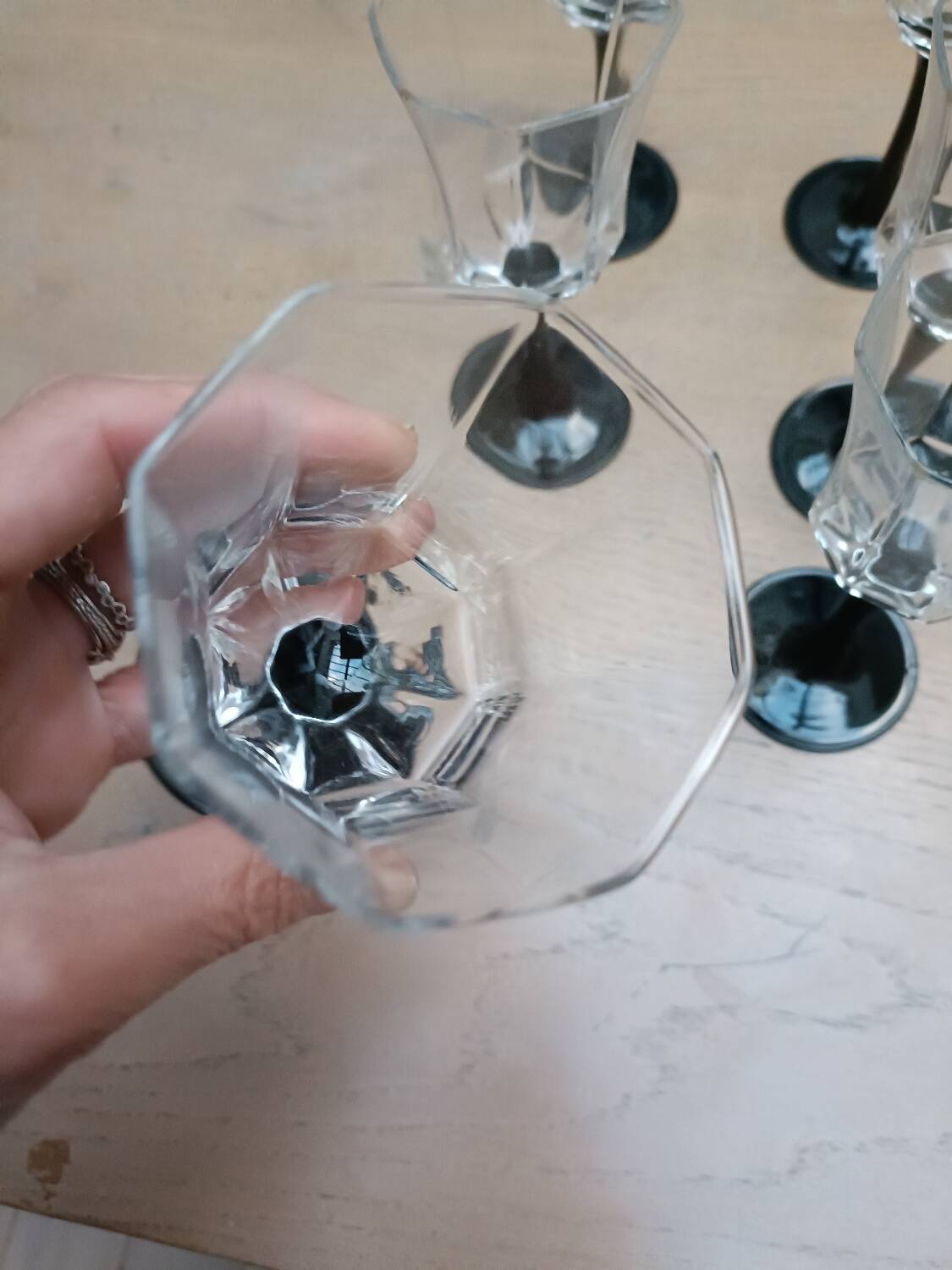 Lot de 6 verres à vin Luminarc, Esso